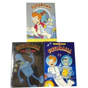 Futurama Lot Complete Volumes 1 3 4 Box Sets Slipcovers